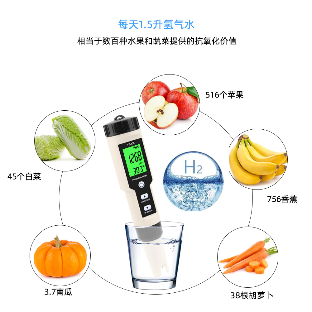 Tester Digitale 5 in 1 TDS PH EC Temperatura ORP - immagine 4