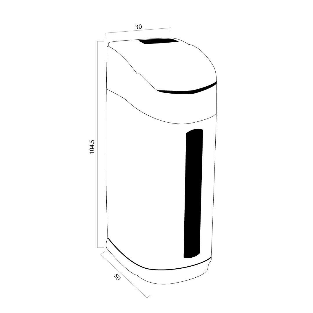 Shurity Nevada Addolcitore acqua Cabinato 18 lt. Resina, 2.800lt. Acqua - 4/6 Persone - immagine 2