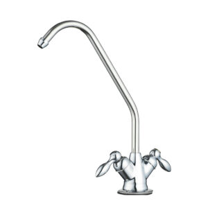 Shurity 220 Rubinetto di prelievo 2 vie per depuratori con maniglie a goccia 2 vie 1/4