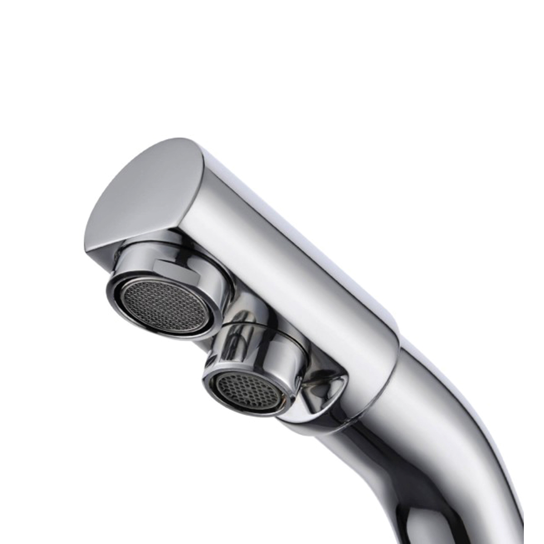 Shurity 320 Rubinetto da cucina Miscelatore 3 vie 3/8" Nero Opaco - immagine 4