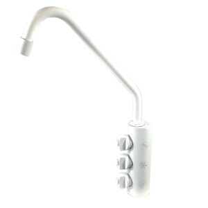 Shurity 300 Rubinetto di prelievo 3 vie per depuratori 1/4”mm. Bianco