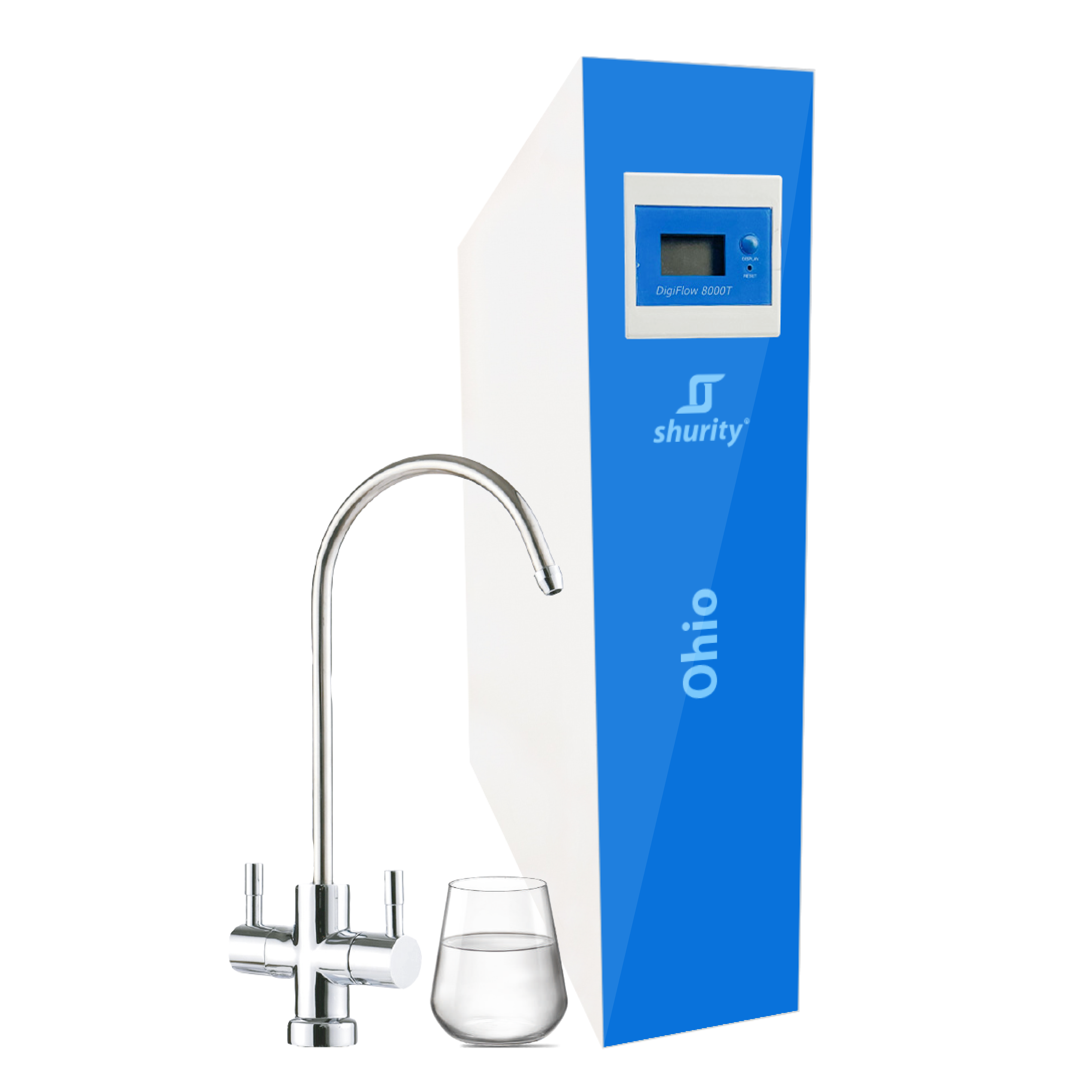Shurity Ohio Depuratore acqua con Ultrafiltrazione Sottolavello - 2 vie, Liscia/Gassata