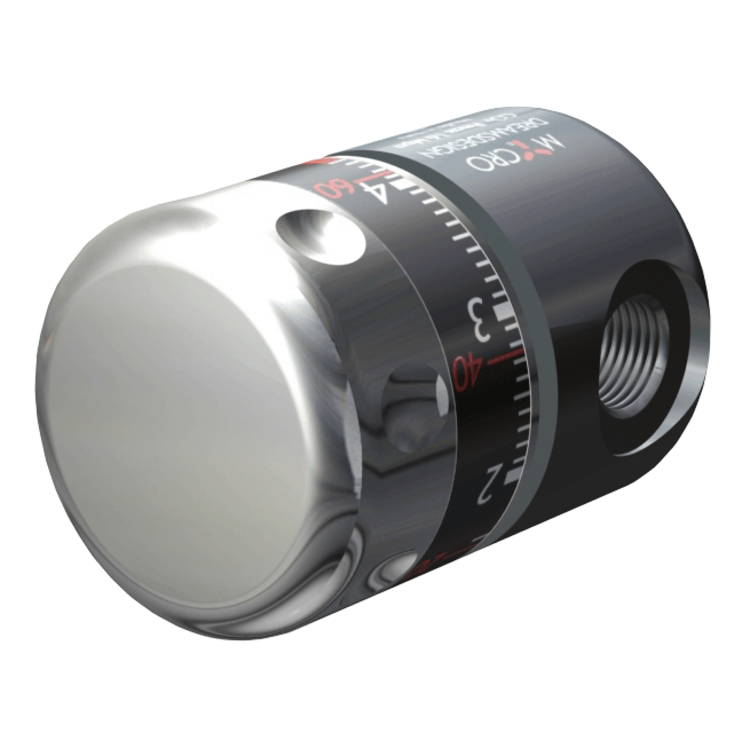 Micro Riduttore di pressione Co2 er Bombole 600GR. Monouso e 1Kg. Ricaricabili attacco 11x1 - immagine 2