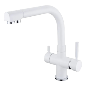 Shurity 380 Rubinetto da cucina 3 vie 3/8” Bianco