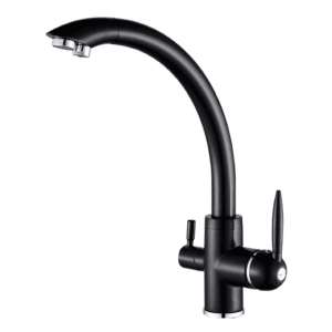 Shurity 340 Rubinetto da cucina 3 vie 3/8” Nero Opaco