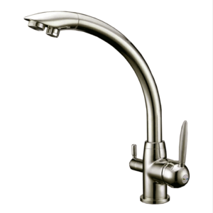 Shurity 340 Rubinetto da cucina 3 vie 3/8” Nickel Spazzolato