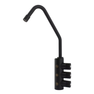 Shurity 300 Rubinetto di prelievo 3 vie per depuratori 1/4”mm. Nero Opaco