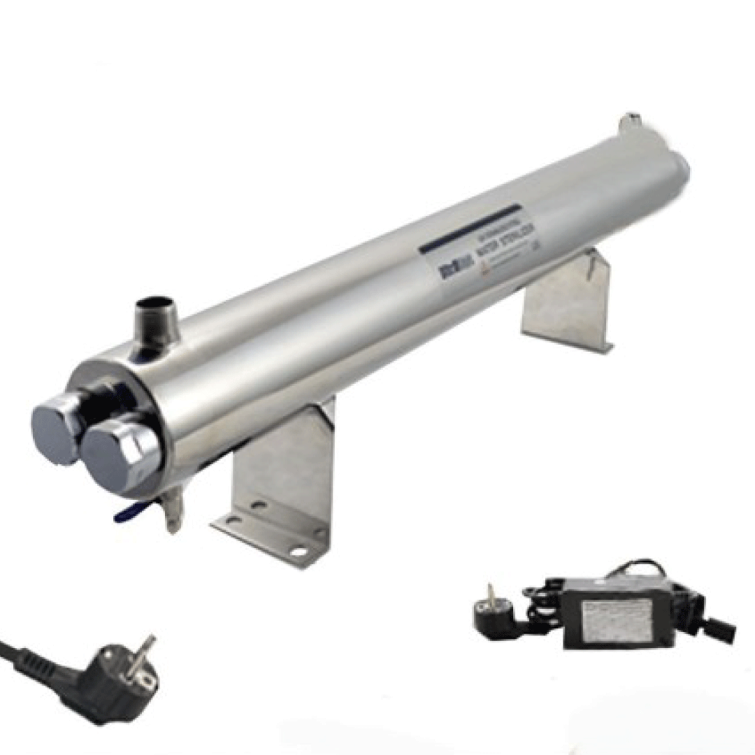 UltraRays sistema UV Completo 110W. (2x55W) 1" M. con piedistallo - 76 LT/MIN