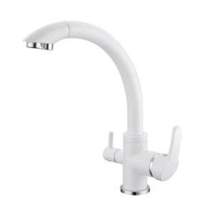 Shurity 340 Rubinetto da cucina 3 vie 3/8” Bianco