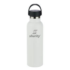 Borraccia Termica Shurity Runbott Sport Acciaio inox con rivestimento in ceramica 600ml. Bianco