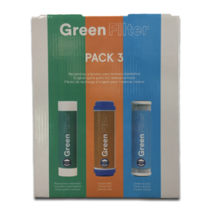 Green Filter set 3 cartucce ricambio 9-3/4"