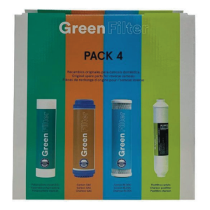 Green Filter set 4 cartucce ricambio 9-3/4"