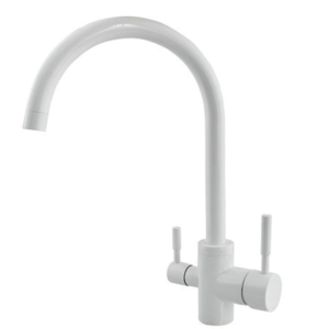 Shurity 350 Rubinetto da cucina 3 vie 3/8” Bianco