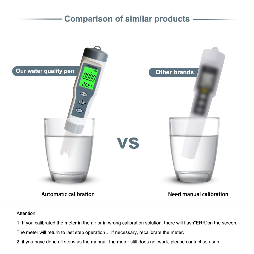 Tester 3 in 1 TDS PH Temperatura - immagine 3