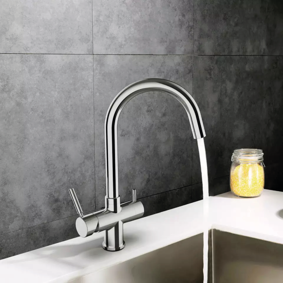 Shurity 410 Rubinetto da cucina 4 vie 3/8" Cromo - immagine 4