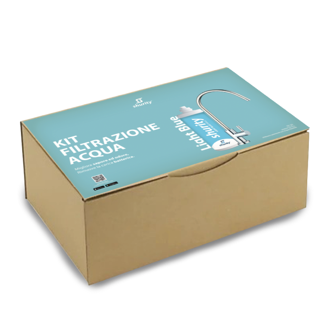 Shurity Kit Ultrafiltrazione acqua con filtro Light Blue Small - Acqua Liscia - immagine 2