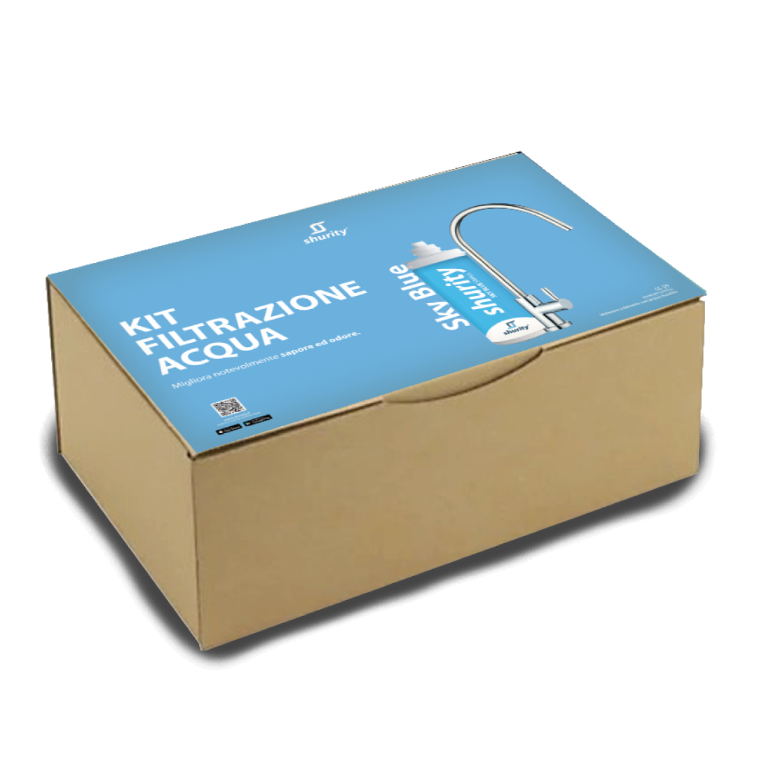 Shurity Kit Microfiltrazione acqua con filtro Sky Blue Small - Acqua Liscia - immagine 2
