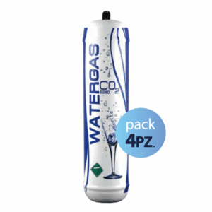 N.4 Bombole Co2 monouso per refrigeratori acqua 600gr.