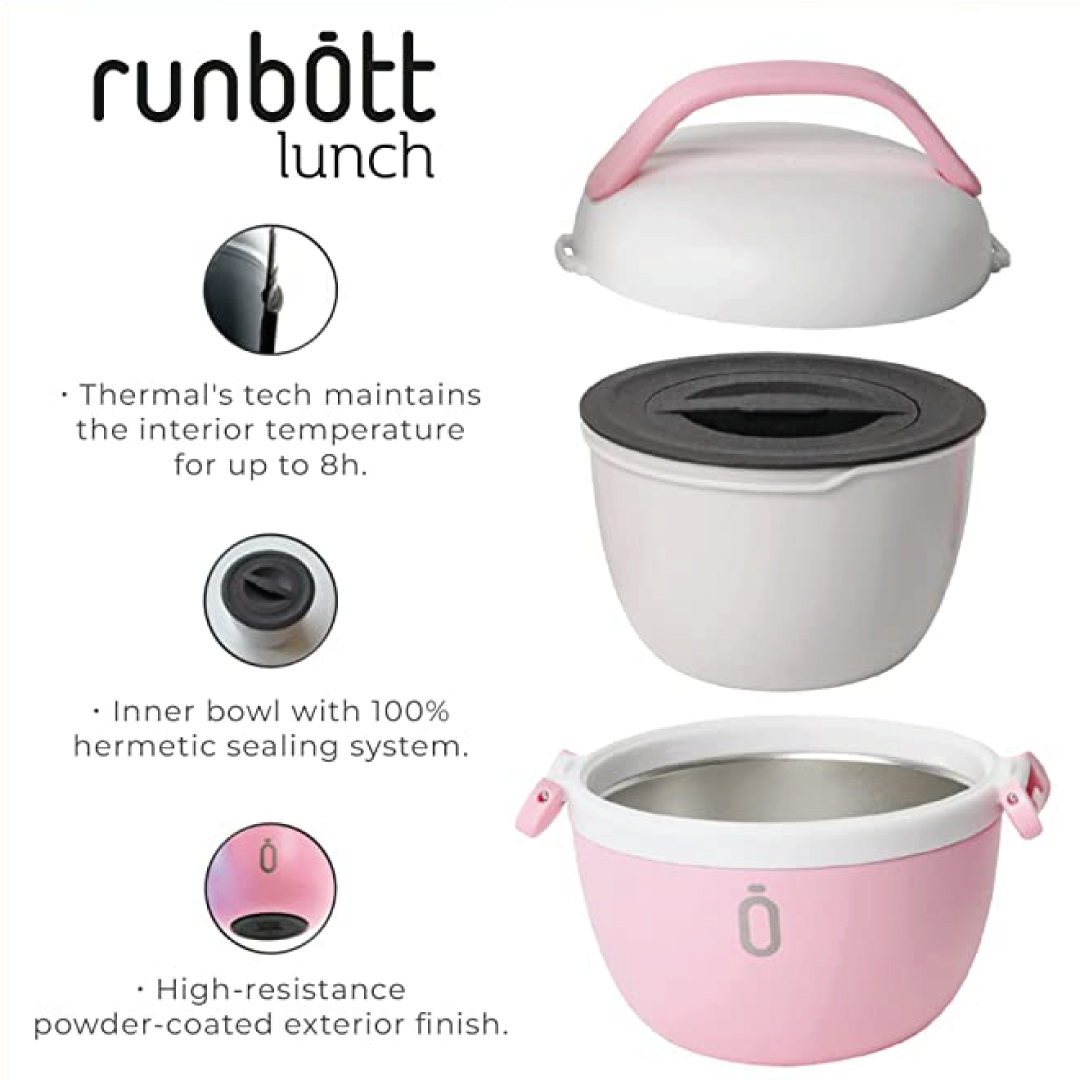 Contenitore Termico Porta Pranzo Shurity Runbott Acciaio inox con rivestimento in ceramica 560ml. Pesca - immagine 4