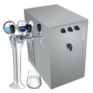 Shurity Idaho Refrigeratore acqua con Filtrazione 160Lt/h. Sottobanco - 3 vie, Liscia, Gassata e Fredda