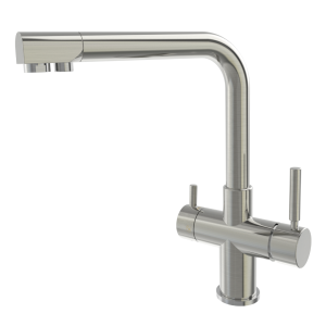 Shurity 520 Rubinetto da cucina 5 vie 3/8" Nickel Spazzolato