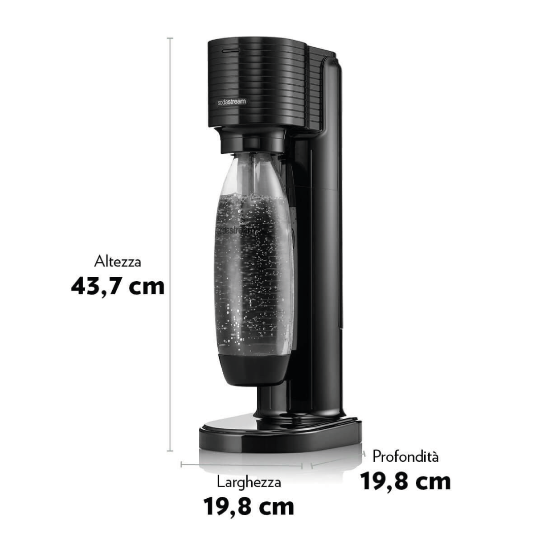 Sodastream Gasatore acqua frizzante Gaia - Nero - immagine 2