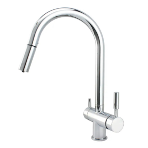 Shurity 411 Rubinetto da cucina con Doccetta estraibile 4 vie 3/8” Cromo