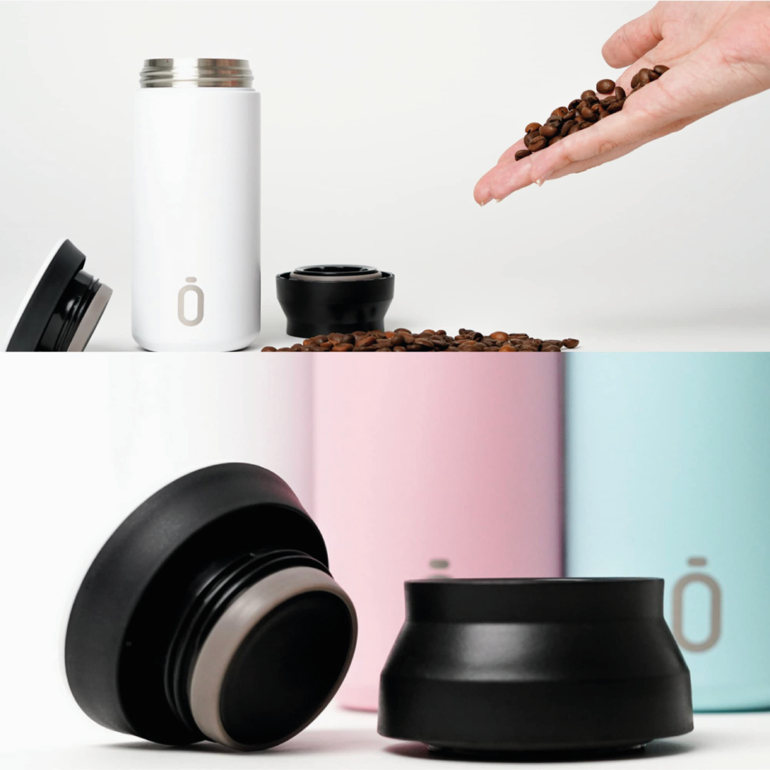 Tazza Termica Shurity Runbott Acciaio inox con rivestimento in ceramica 350ml. Cacao - immagine 4