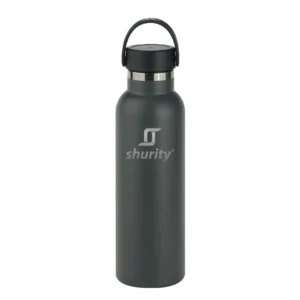 Borraccia Termica Shurity Runbott Sport Acciaio inox con rivestimento in ceramica 600ml. Grigio Antracite