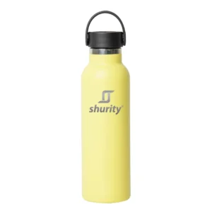 Borraccia Termica Shurity Runbott Sport Acciaio inox con rivestimento in ceramica 600ml. Limone