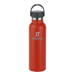 Borraccia Termica Shurity Runbott Sport Acciaio inox con rivestimento in ceramica 600ml. Rosso
