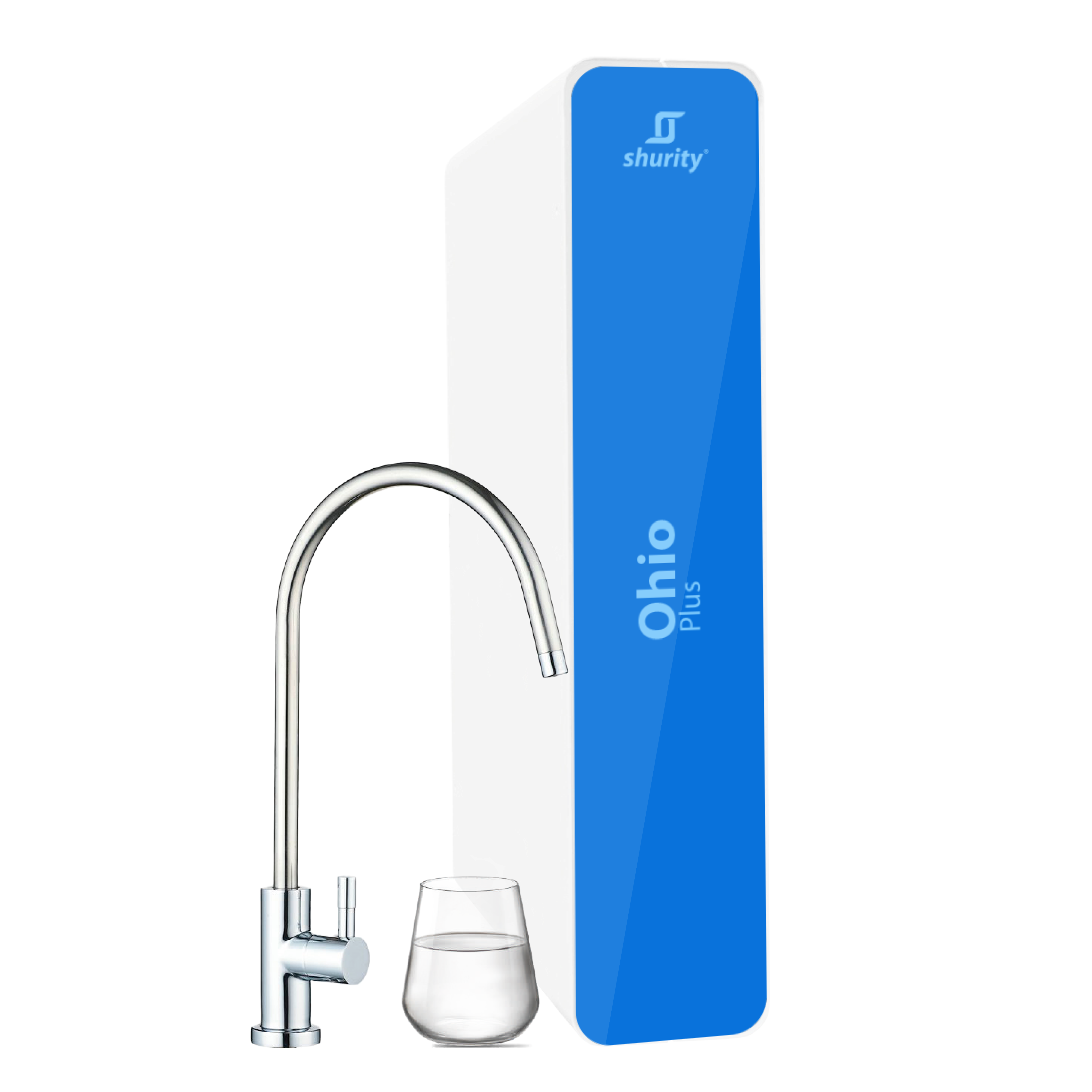Shurity Ohio Plus Depuratore acqua con Filtrazione Sottolavello - 1 via, Liscia
