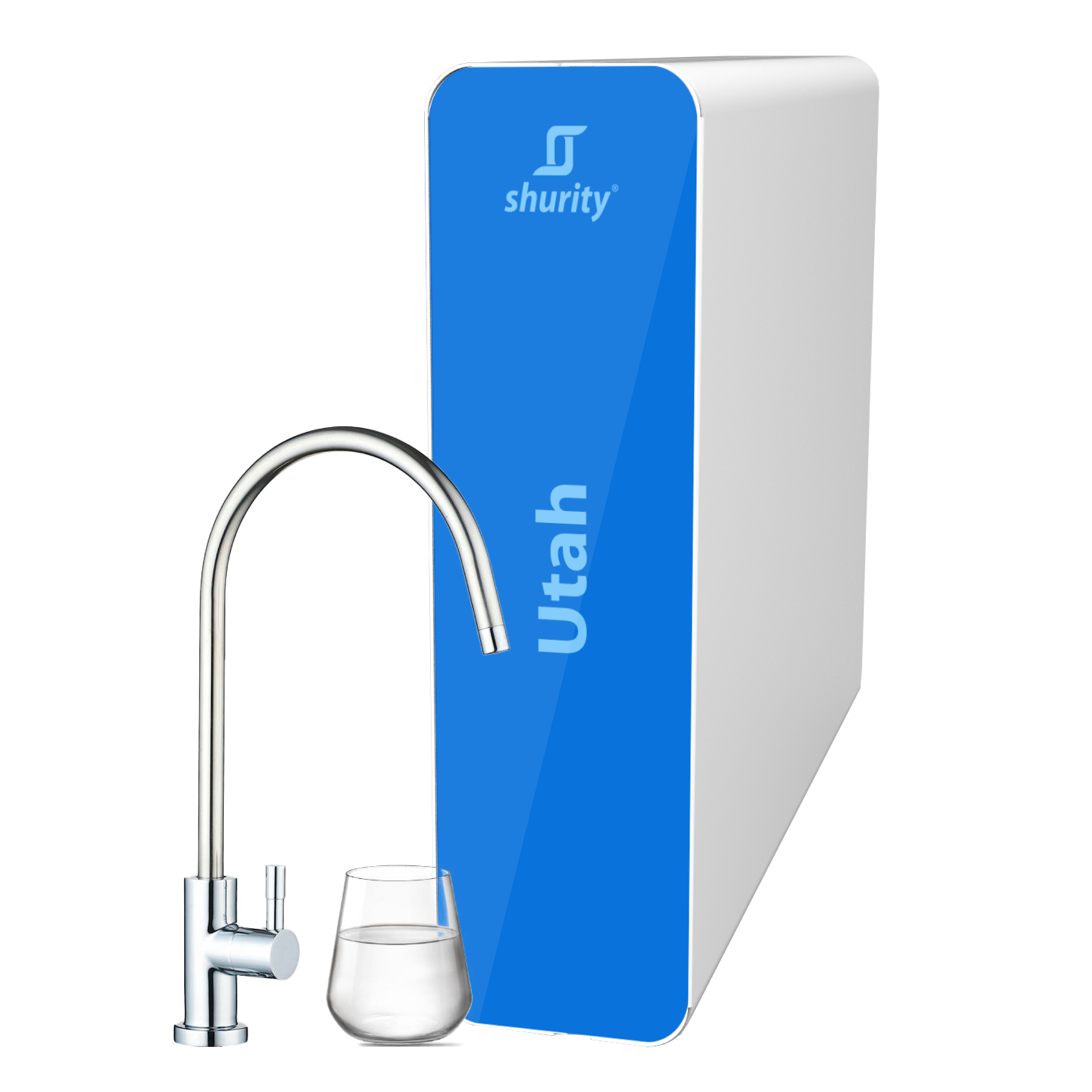 Shurity Utah Depuratore acqua con Ultrafiltrazione Sottolavello - 1 via, Liscia