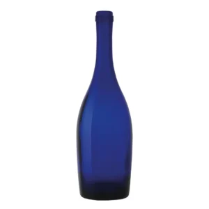 Bottiglia in Vetro per Acqua Old 75cl. Blu