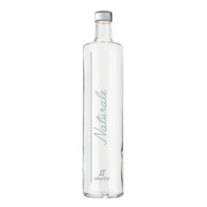 Bottiglia Shurity Classic 75cl. Personalizzata Trasparente Acqua Liscia con Tappo Argento