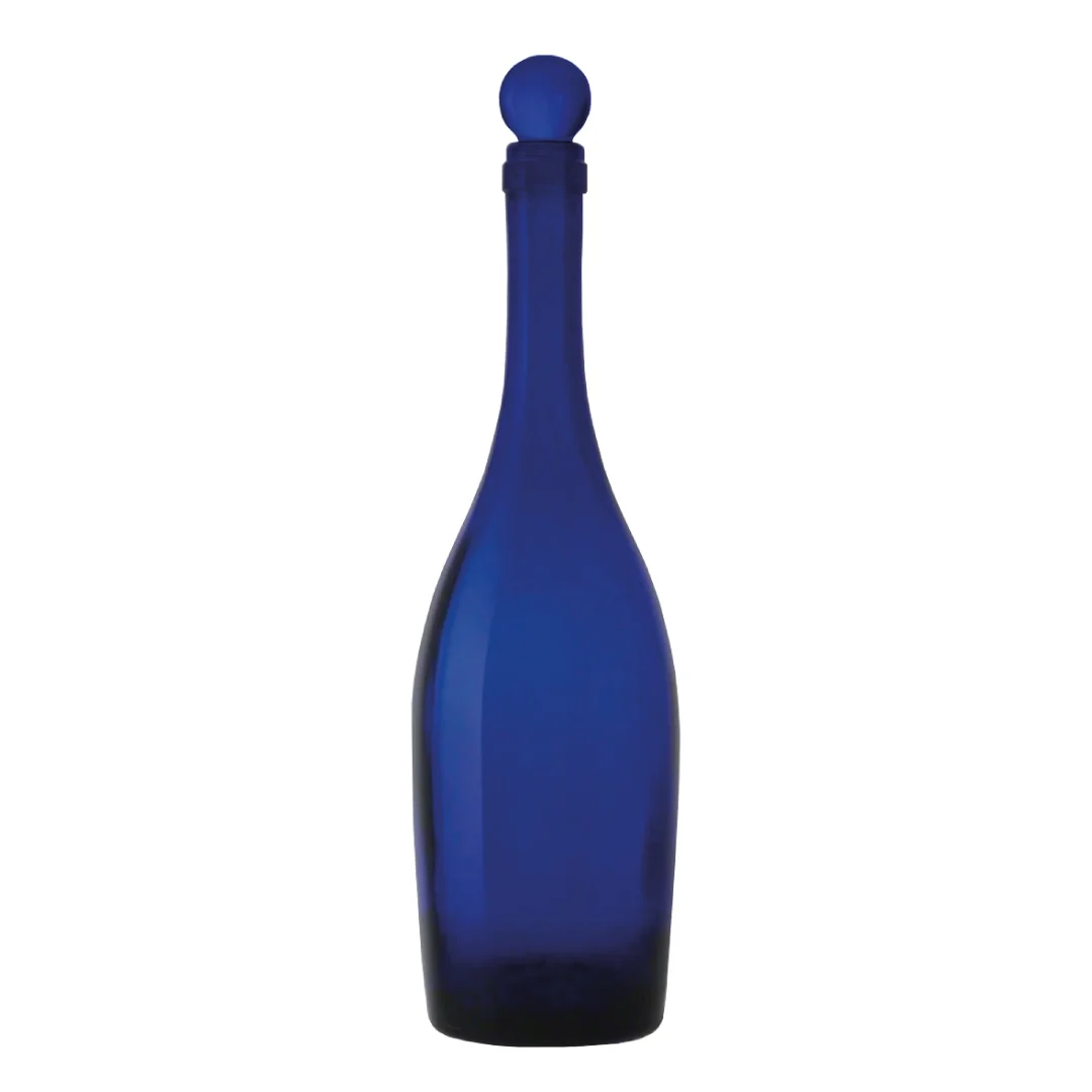 Bottiglia in Vetro per Acqua Old 75cl. Blu - immagine 2