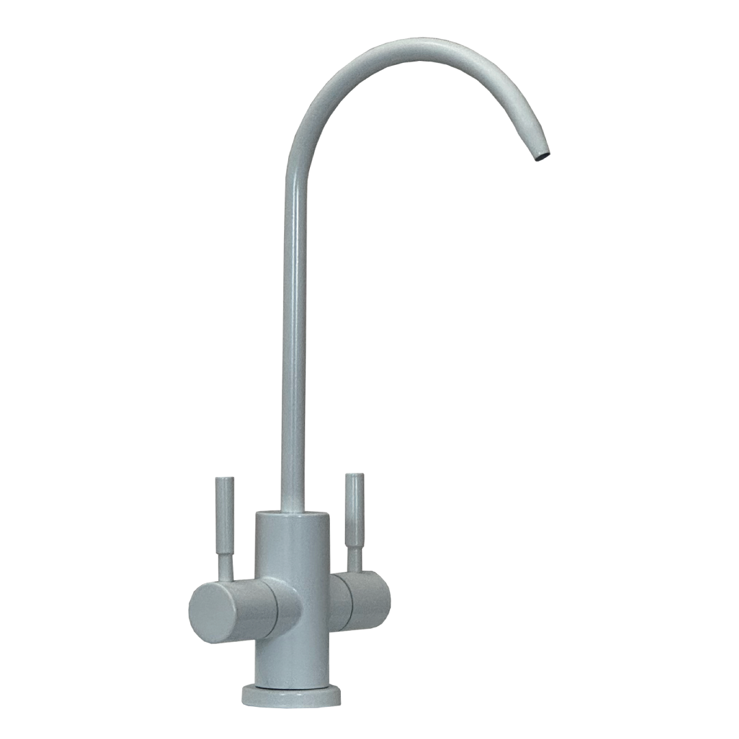 Shurity 210 Rubinetto di prelievo 2 vie per depuratori Acciaio Inox 1/4” Bianco - immagine 3
