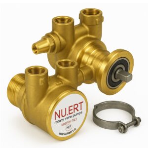 Pompa Nuert in ottone 300lt./h. con by-pass 3/8" F.