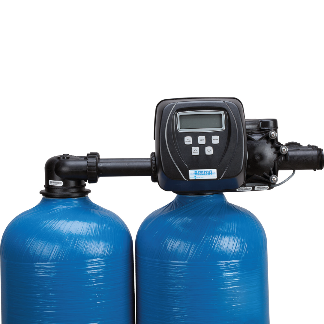 Shurity Alabama Addolcitore acqua Duplex doppio corpo con valvola Clack elettronico 400lt. Resina 58.000lt. Acqua - 100/120 Persone - immagine 2