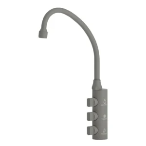 Shurity Firenze Rubinetto di prelievo per depuratori 3 Vie 6mm. Grigio Tortora