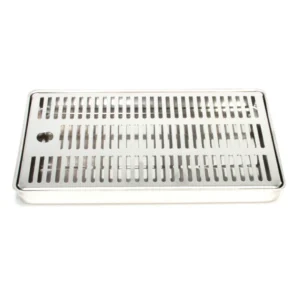Raccogligocce per colonnine INOX - 300x200 mm.