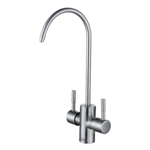 Shurity Primary Rubinetto di prelievo per depuratori 2 Vie 1/4” Acciaio Inox Satinato