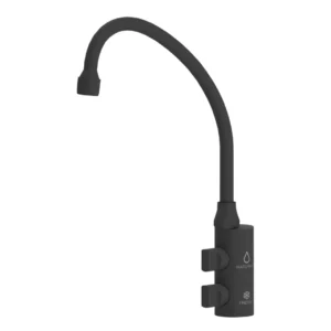 Shurity Firenze Rubinetto di prelievo per depuratori 2 Vie 6mm. Nero Opaco