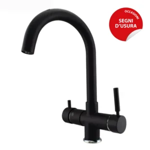 Shurity 510 Rubinetto da cucina 5 vie 3/8” Nero Opaco  – Prodotto con segni d’usura