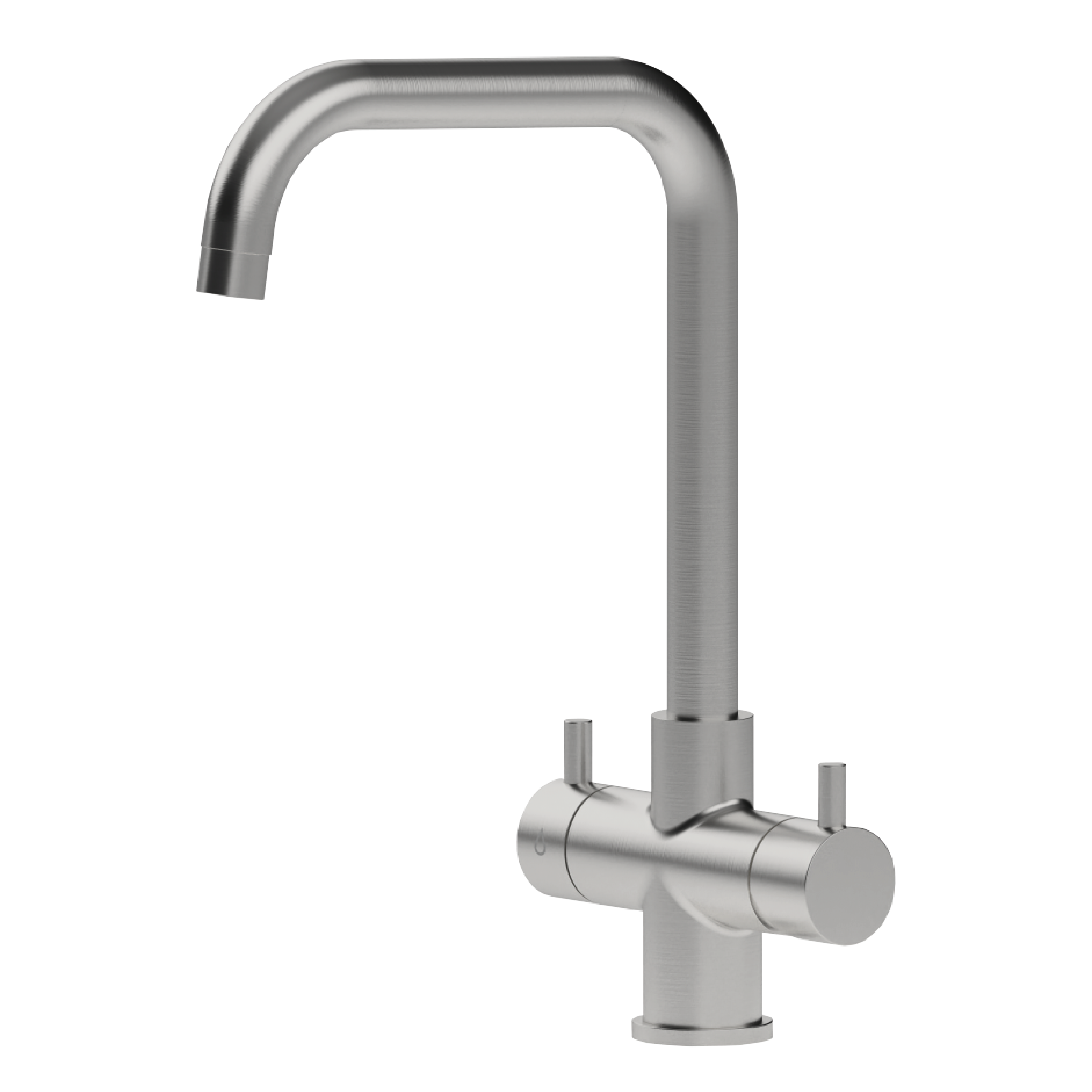 Shurity Monza Rubinetto da cucina 3 vie 3/8” Nickel Spazzolato