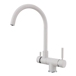 Shurity 470 Rubinetto da cucina Abbattibile sottofinestra 4 vie 3/8” Granito Avena