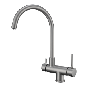 Shurity 470 Rubinetto da cucina Abbattibile sottofinestra 4 vie 3/8” Grigio