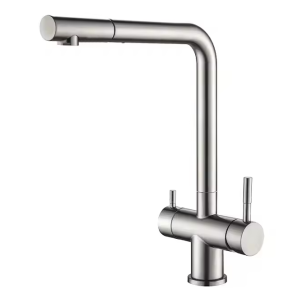 Shurity 382 Rubinetto da cucina con Doccetta estraibile 3 vie 3/8” Cromo