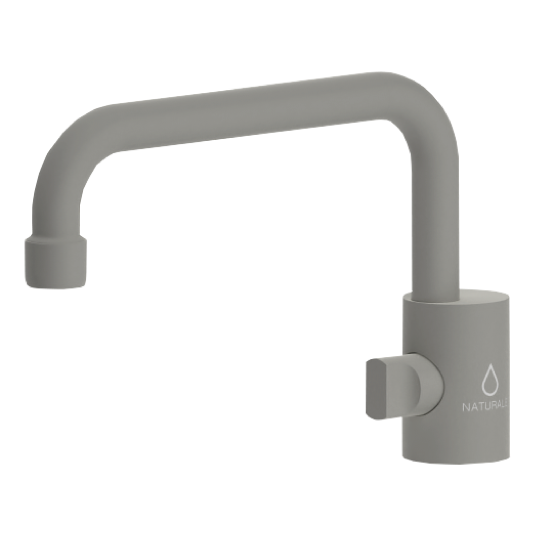 Shurity Napoli Rubinetto di prelievo Sottofinestra per depuratori 1 Via 6mm. Grigio Tortora