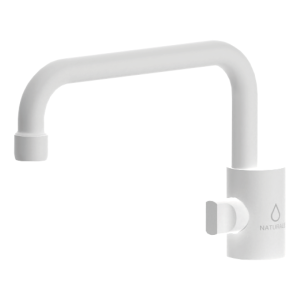 Shurity Napoli Rubinetto di prelievo Sottofinestra per depuratori 1 Via 6mm. Bianco Opaco